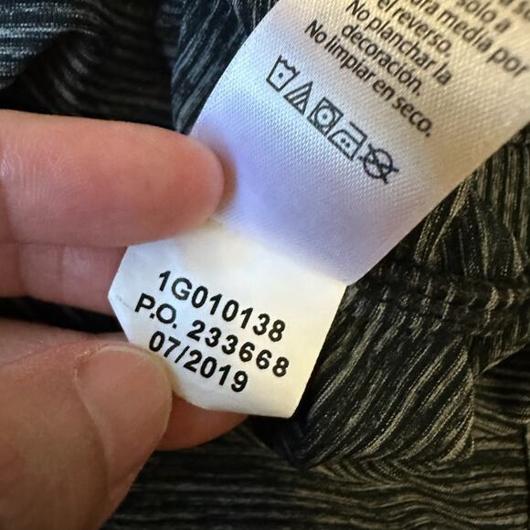 VINEYARD VINES Performance Polo Shirt Gray Striped Golf Sports Preppy - Picture 7 of 8